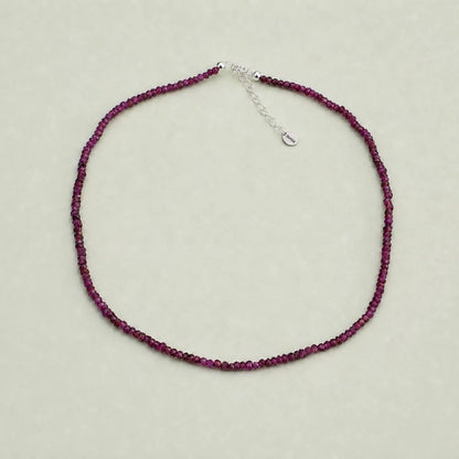 Choker de Granate Facetado